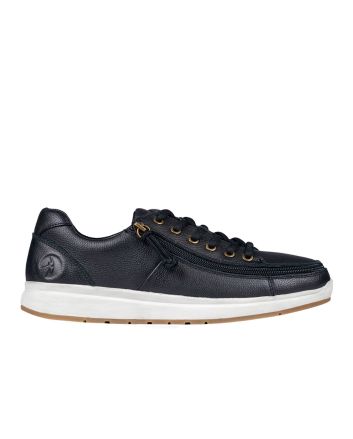 Billy Black Leather Comfort Lows Zapatos