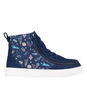 Billy Classic Lace High Tops Navy Space Zapatos