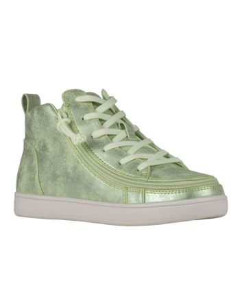 Billy Cucumber Green Sneaker Lace Mid Tops Zapatos
