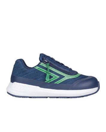 Billy Navy/Green Goat Low Zapatos