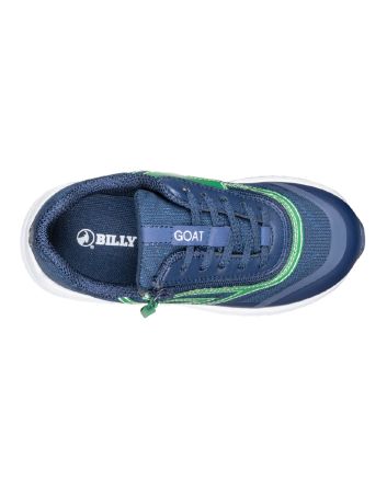Billy Navy/Green Goat Low Zapatos