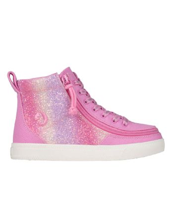Billy Pink Glitz Classic Lace High Zapatos