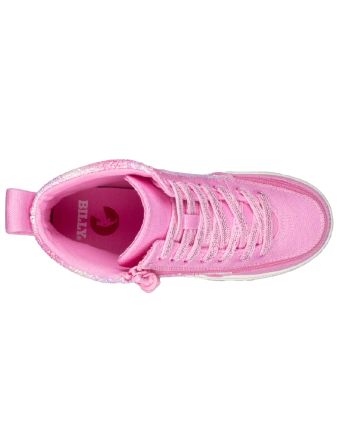 Billy Pink Glitz Classic Lace High Zapatos