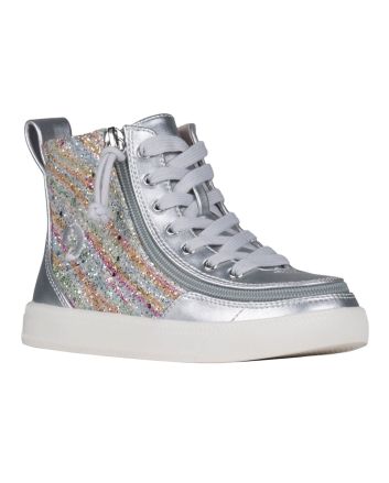 Billy Silver Rainbow Classic Lace High Tops Zapatos