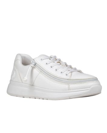 Billy White Classic Lace Low Zapatos