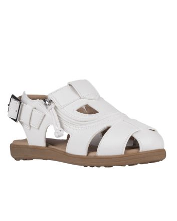 Billy White Sandalia