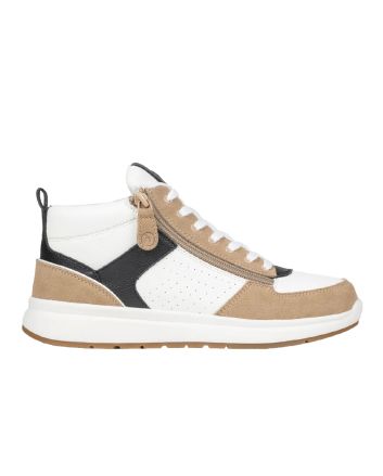 Billy White/Tan/Black Comfort DZ High Zapatos