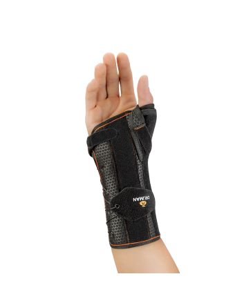 Orliman Muñequera Semirrígida Larga con Férulas Palmar-Dorsal-Pulgar Fast Lacing