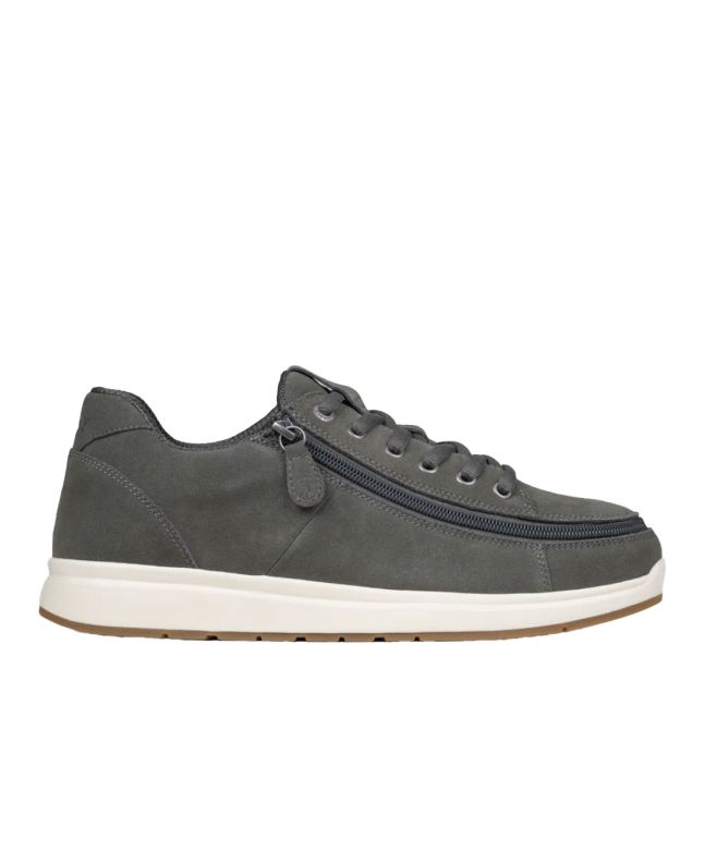 Billy Charcoal Suede Comfort Plush Zapatos