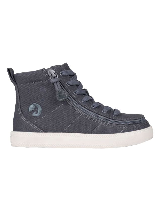 Billy Charcoal/White Classic Lace High Tops Zapatos