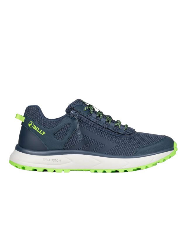 Billy Navy/Green Inclusion Trail Zapatos