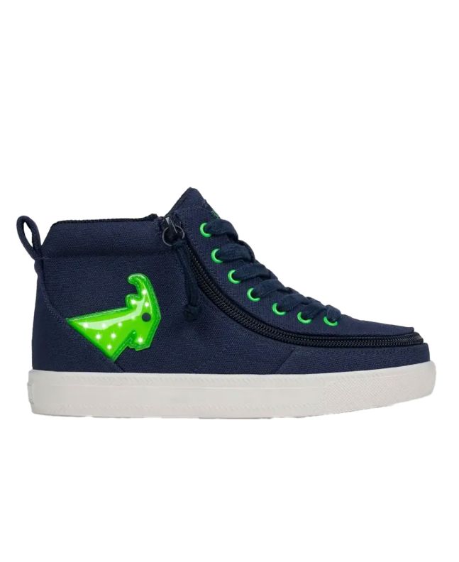 Billy Navy/Green Light Ups Classic D|R High Zapatos