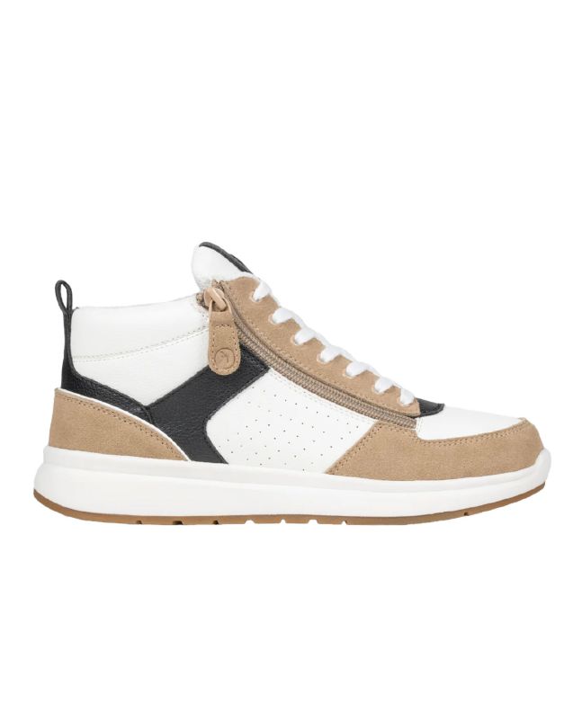Billy White/Tan/Black Comfort DZ High Zapatos